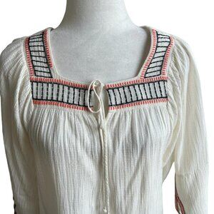 APIECE APART Women's Cotton Southwestern Oversized Nueva Tewa Dress US 2